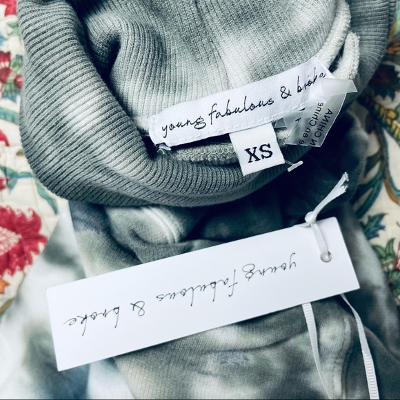 YOUNG FABULOUS AND BROKE Dress Asymmetric Slit with Zipper e1234Se5Me6L - Picture 14 of 15